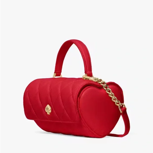 Kate Spade Heart Barrel Quilted Crossbody 💕